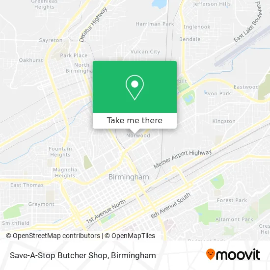 Save-A-Stop Butcher Shop map