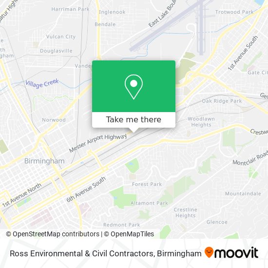 Ross Environmental & Civil Contractors map
