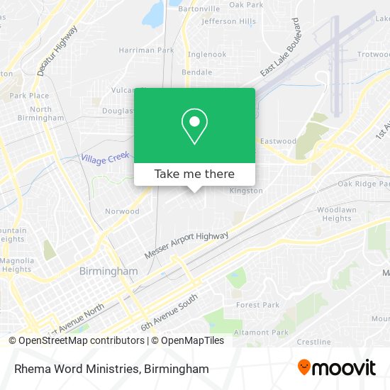 Rhema Word Ministries map