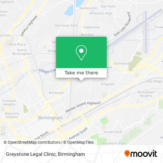 Mapa de Greystone Legal Clinic