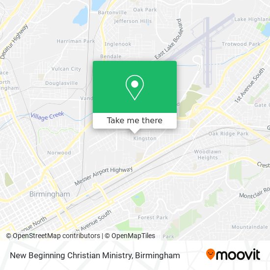 Mapa de New Beginning Christian Ministry