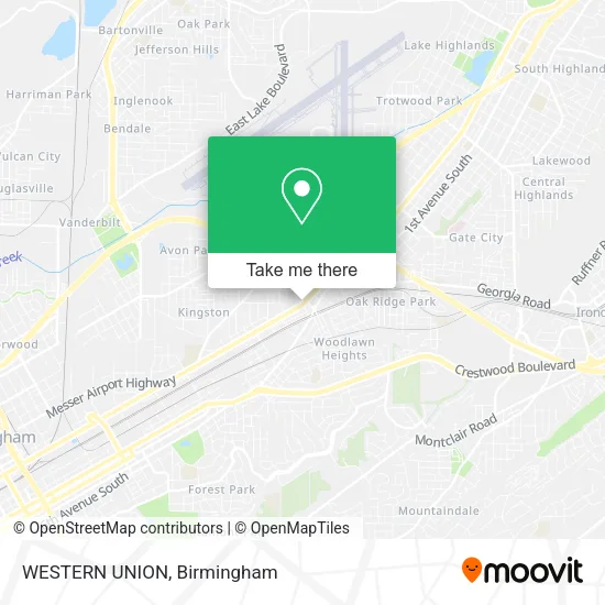 Mapa de WESTERN UNION