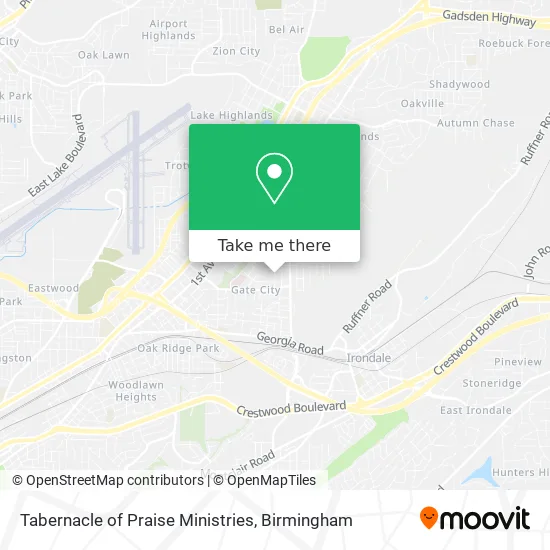 Tabernacle of Praise Ministries map
