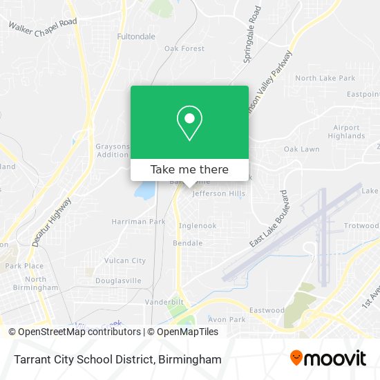 Mapa de Tarrant City School District