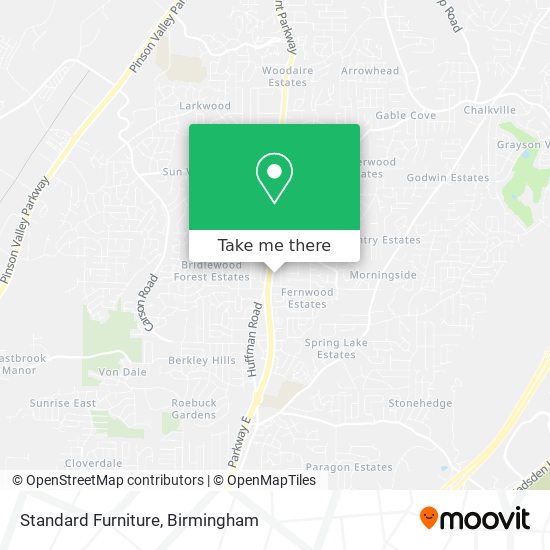 Standard Furniture map
