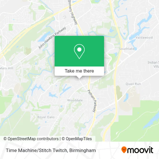 Time Machine/Stitch Twitch map