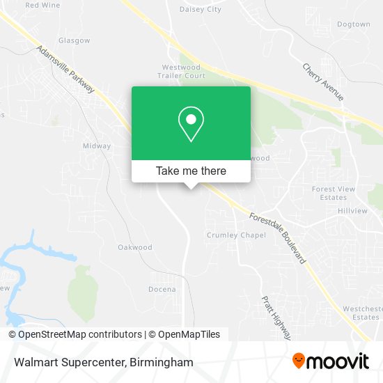 Walmart Supercenter map