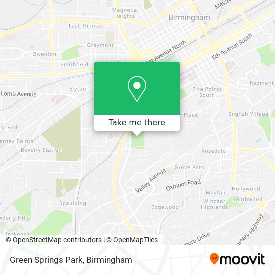 Mapa de Green Springs Park