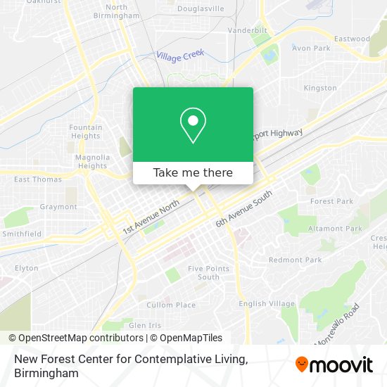 New Forest Center for Contemplative Living map