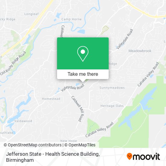Jefferson State - Health Science Building map