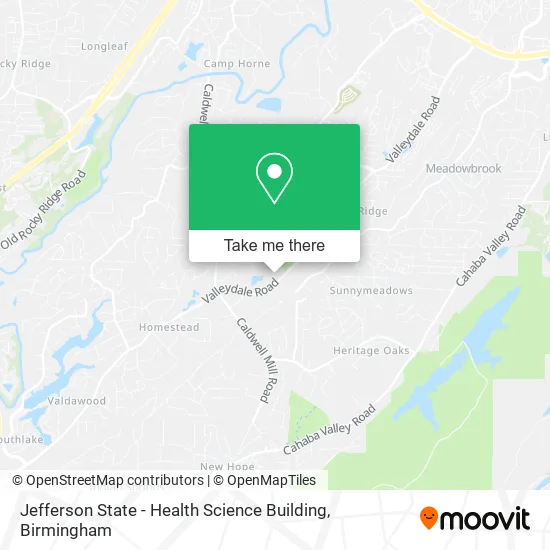 Jefferson State - Health Science Building map