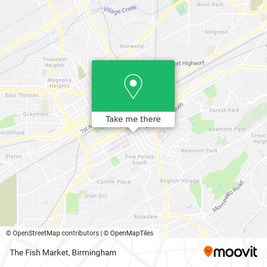 Mapa de The Fish Market