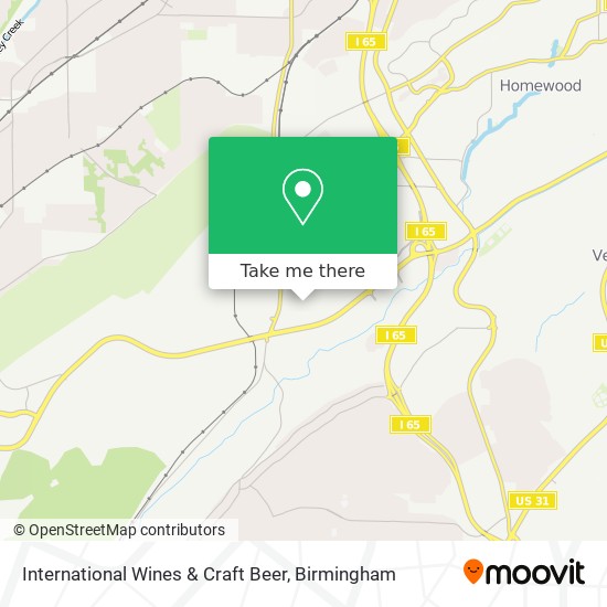 International Wines & Craft Beer map