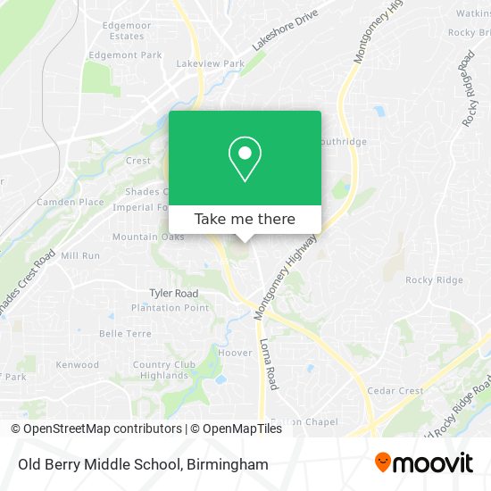 Mapa de Old Berry Middle School