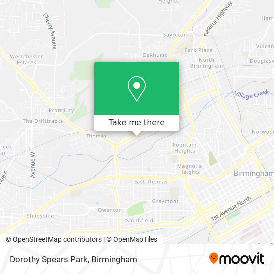 Dorothy Spears Park map