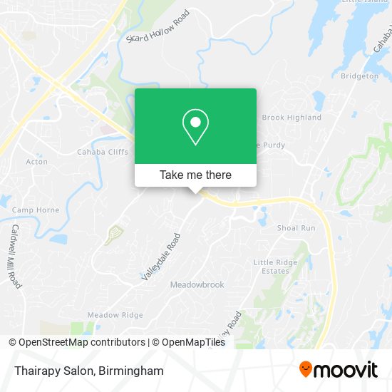 Mapa de Thairapy Salon
