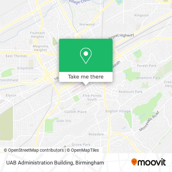 Mapa de UAB Administration Building