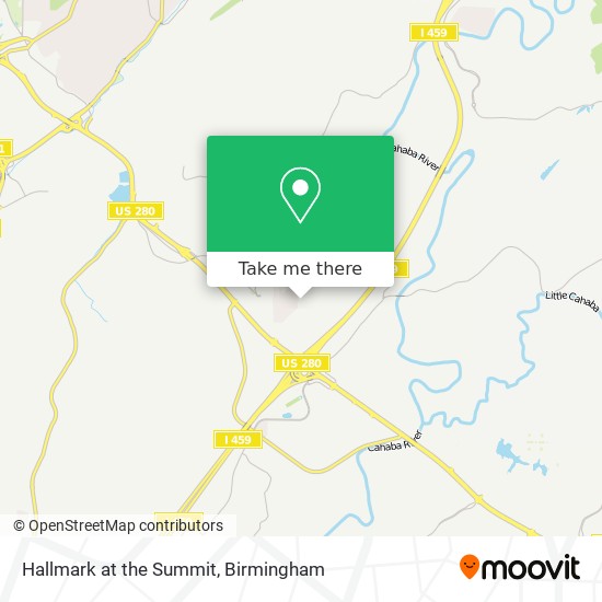 Hallmark at the Summit map