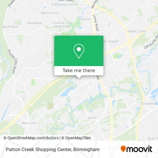 Patton Creek Shopping Center map