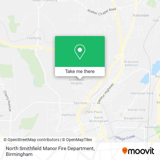 North Smithfield Manor Fire Department map