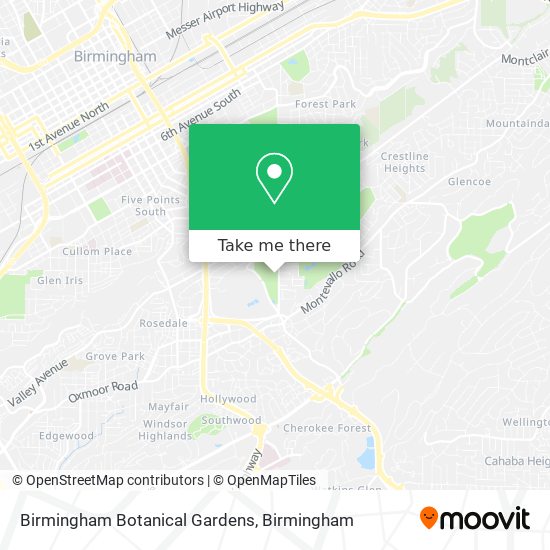 Botanical Gardens Birmingham Map | Fasci Garden