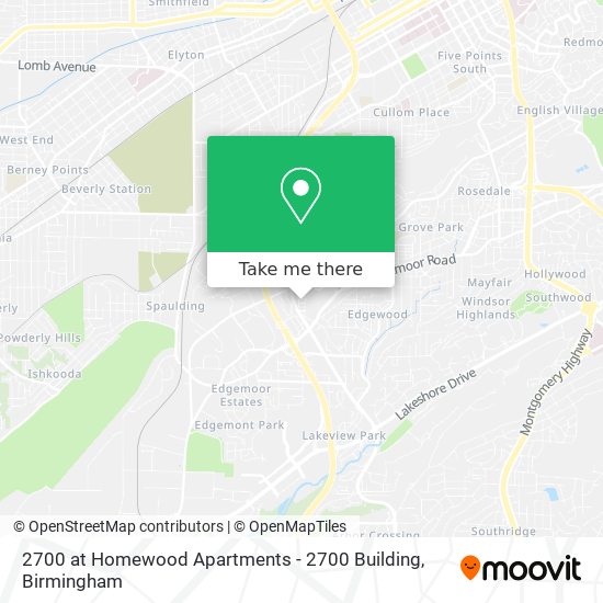 2700 at Homewood Apartments - 2700 Building map