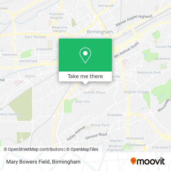 Mapa de Mary Bowers Field