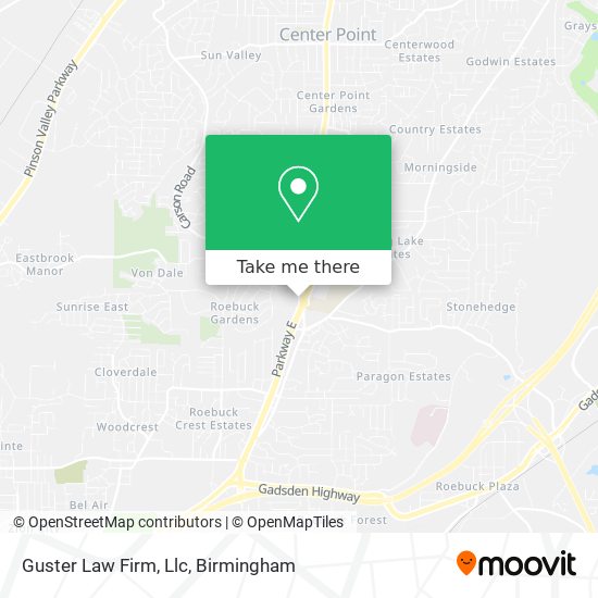 Guster Law Firm, Llc map