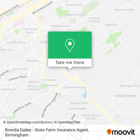 Mapa de Brenda Dailey - State Farm Insurance Agent