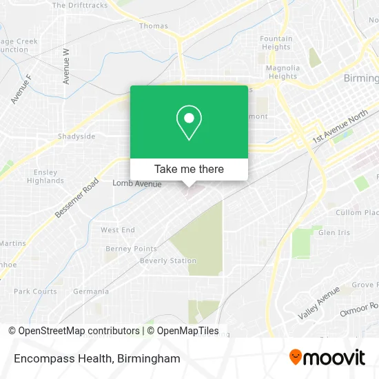 Encompass Health map