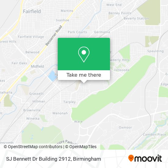 SJ Bennett Dr Building 2912 map
