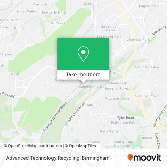 Advanced Technology Recycling map