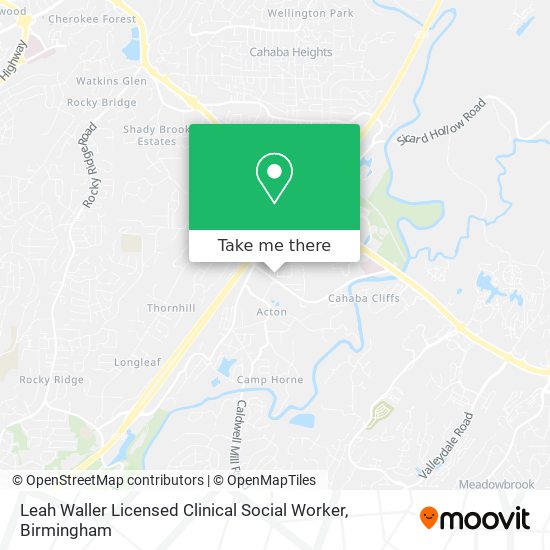 Mapa de Leah Waller Licensed Clinical Social Worker