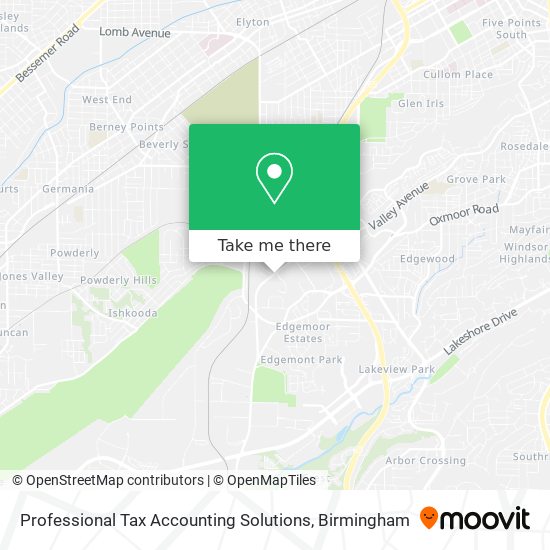 Mapa de Professional Tax Accounting Solutions