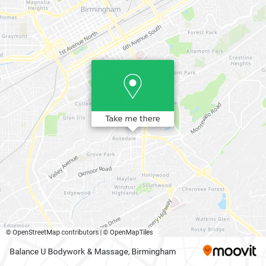 Balance U Bodywork & Massage map