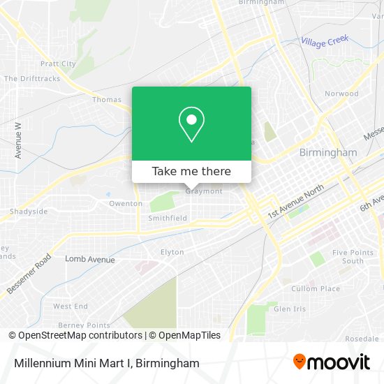 Mapa de Millennium Mini Mart I