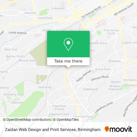Zaidan Web Design and Print Services map