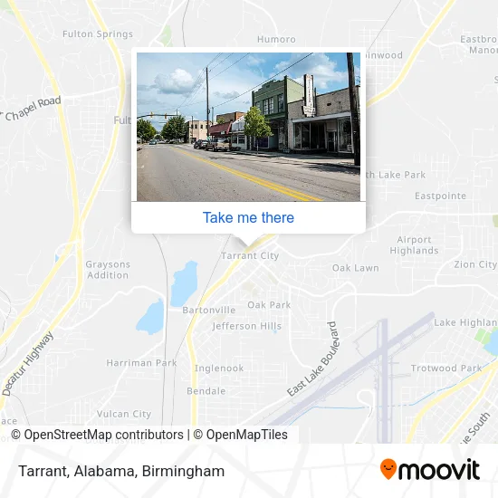 Tarrant, Alabama map