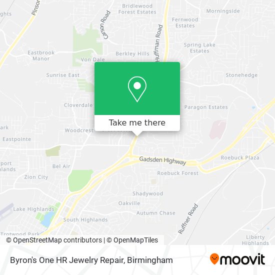 Byron's One HR Jewelry Repair map