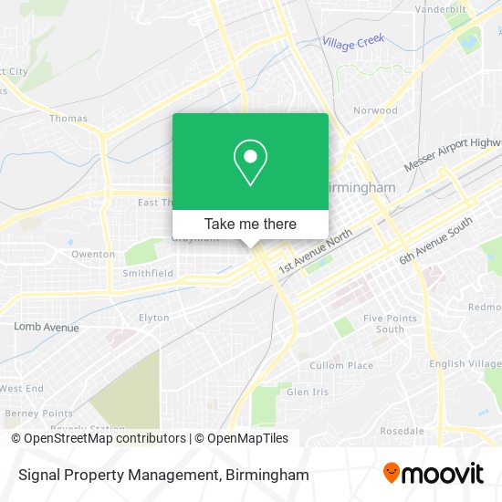 Mapa de Signal Property Management