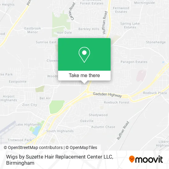 Wigs by Suzette Hair Replacement Center LLC map
