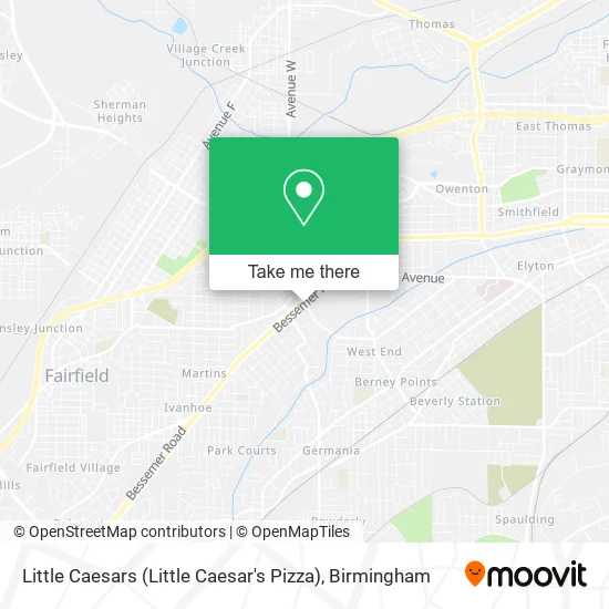 Little Caesars (Little Caesar's Pizza) map