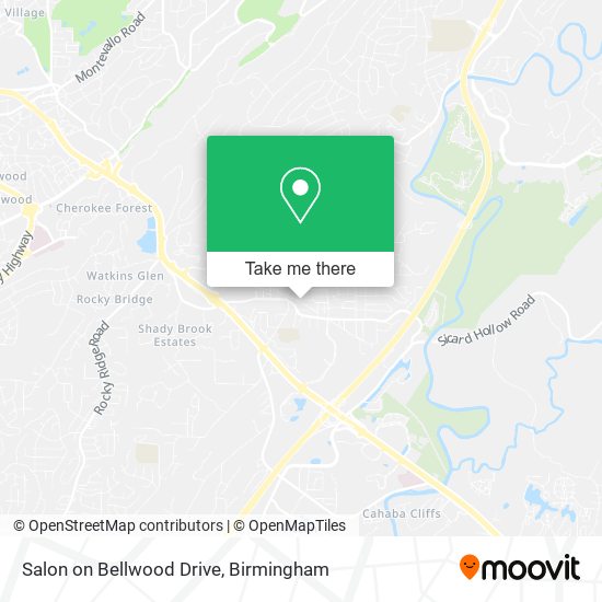 Salon on Bellwood Drive map