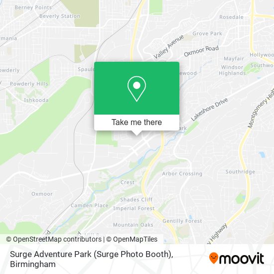 Mapa de Surge Adventure Park (Surge Photo Booth)