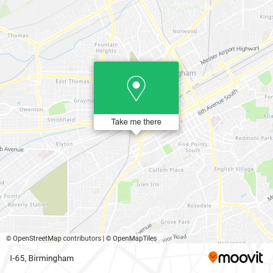 Mapa de I-65