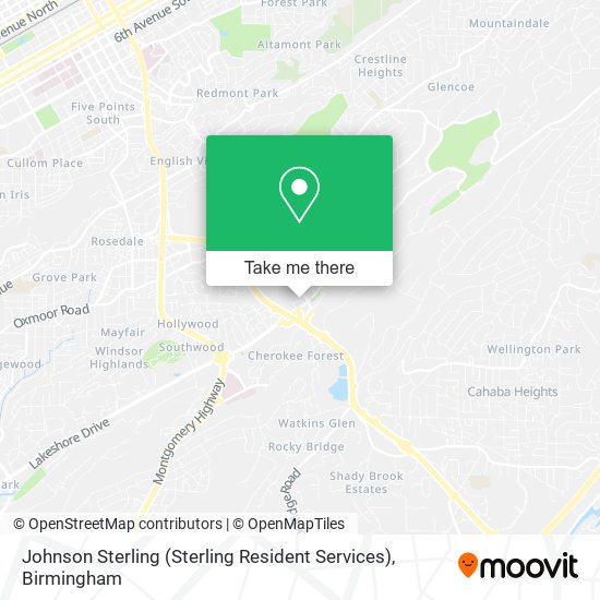 Mapa de Johnson Sterling (Sterling Resident Services)