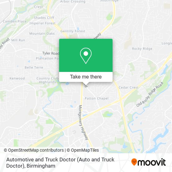 Automotive and Truck Doctor map