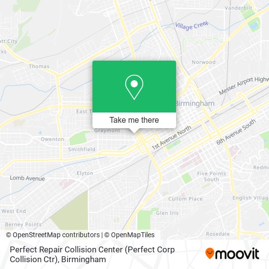 Mapa de Perfect Repair Collision Center (Perfect Corp Collision Ctr)