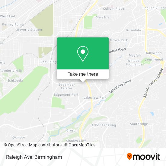 Mapa de Raleigh Ave