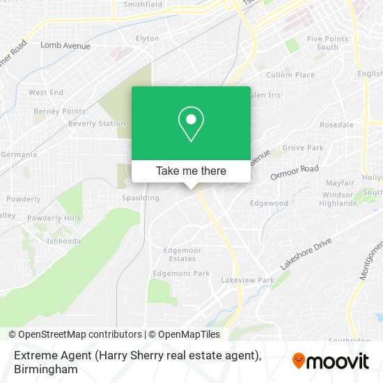 Extreme Agent (Harry Sherry real estate agent) map